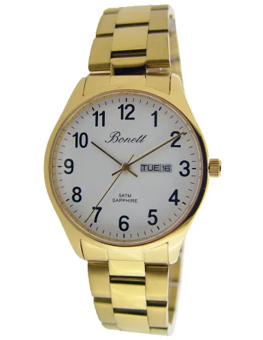 BONETT | Herreur stål double med Saphire glas Ø 38 mm