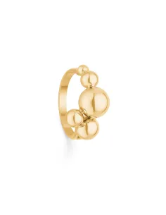 RANDERS SØLV | Kuglering forgyldt sølv