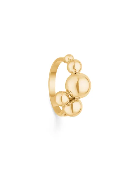 RANDERS SØLV | Kuglering forgyldt sølv