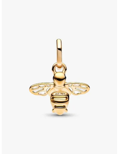 Pandora Julemagi Muranoglas Charm i rød med gylden folie og julemotiver