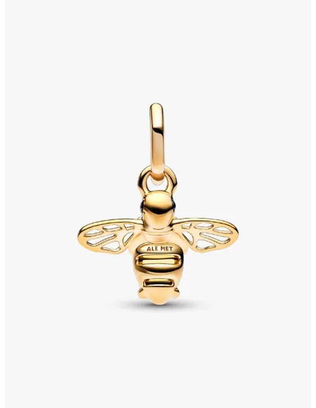 Pandora Julemagi Muranoglas Charm i rød med gylden folie og julemotiver