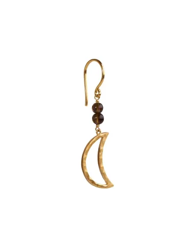 STINE A | Bella Moon Earring Mocha - Single