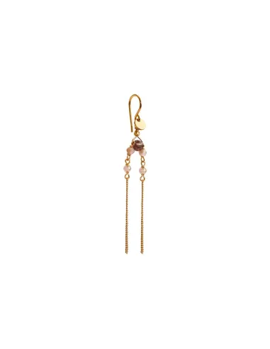 STINE A | Bounce Earring with Chains and Behind Ear Pendant - Single