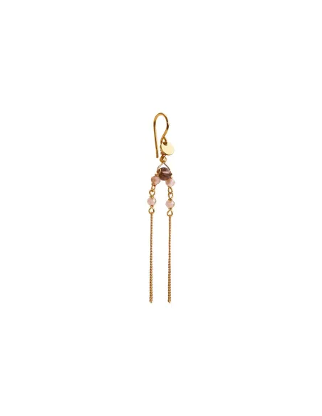 STINE A | Bounce Earring with Chains and Behind Ear Pendant - Single