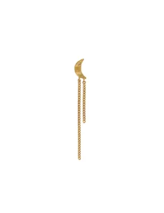 STINE A | Petit Bella Moon Earring with Two Chains - Single