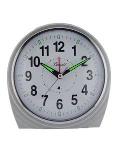 BONETT Blåt Vækkeur | Glidende Sekundviser, Snooze, Lys og Klokke