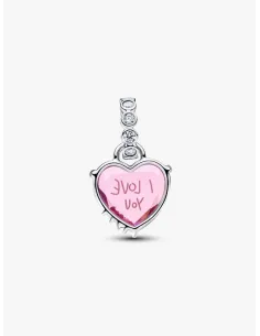 PANDORA Funklende Pavé Tredobbelt Række Charm | Glimtende Elegance 2