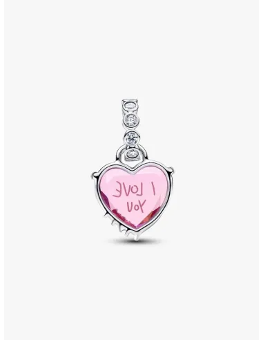 PANDORA Funklende Pavé Tredobbelt Række Charm | Glimtende Elegance