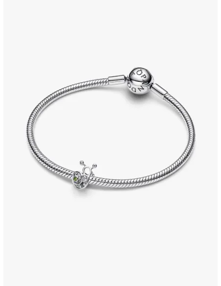 PANDORA Funklende Pavé Tredobbelt Række Charm | Glimtende Elegance