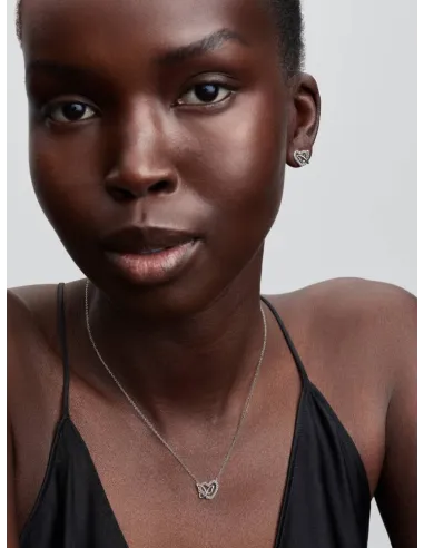 PANDORA | Sammenflettet Hjerte & Sommerfugl Ørestikker