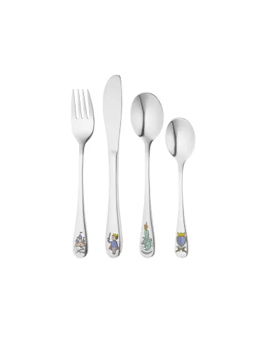 NOA KIDS | Rustfrit stål bestik Prins m. emalje