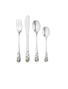 NOA KIDS | Rustfrit stål bestik Enhjørning m. emalje