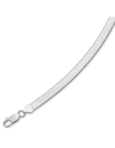 STØVRING | Sølv Sildebensarmbånd blank