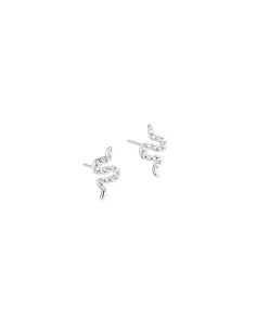 AQUA DULCE | DARLING SNAKE EARSTUD | SILVER