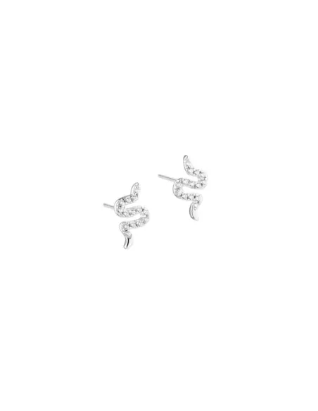 AQUA DULCE | DARLING SNAKE EARSTUD | SILVER
