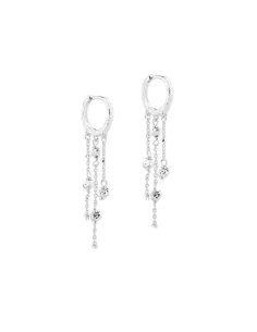 AQUA DULCE | DARLING ROCK HOOP | SILVER