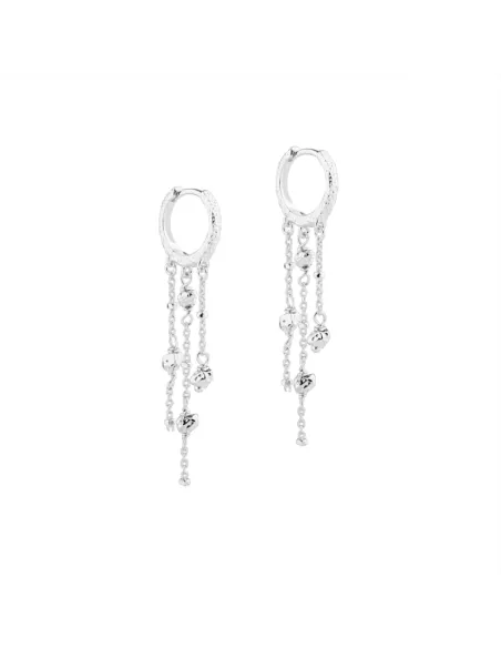 AQUA DULCE | DARLING ROCK HOOP | SILVER