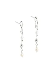 AQUA DULCE | WHITE GARDEN EARSTUD | SILVER