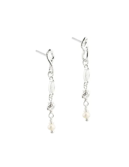 AQUA DULCE | WHITE GARDEN EARSTUD | SILVER