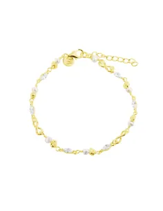 AQUA DULCE | WHITE GARDEN BRACELET | GOLDEN