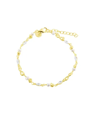 AQUA DULCE | WHITE GARDEN BRACELET | GOLDEN
