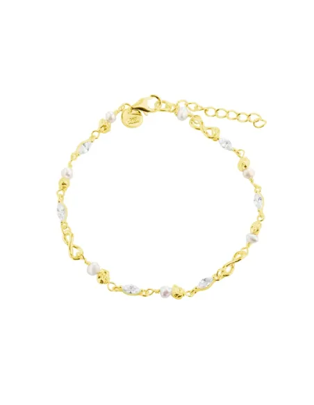 AQUA DULCE | WHITE GARDEN BRACELET | GOLDEN