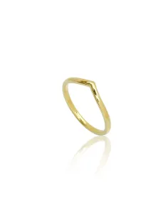 JAN JØRGENSEN | V-Aligned guld ring