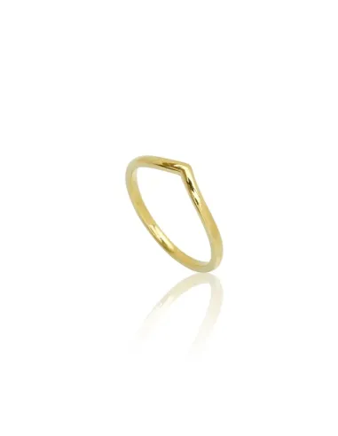 JAN JØRGENSEN | V-Aligned guld ring