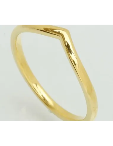 JAN JØRGENSEN | V-Aligned guld ring