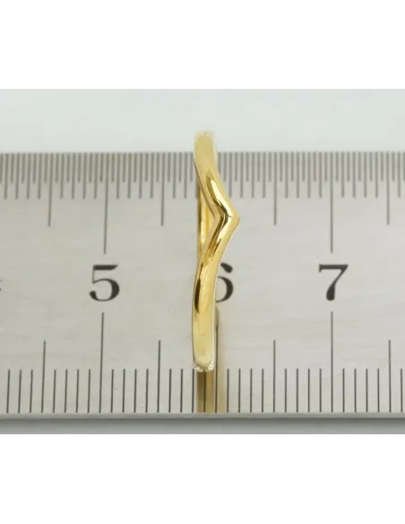 JAN JØRGENSEN | V-Aligned guld ring