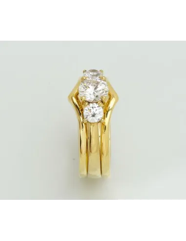 JAN JØRGENSEN | V-Aligned guld ring