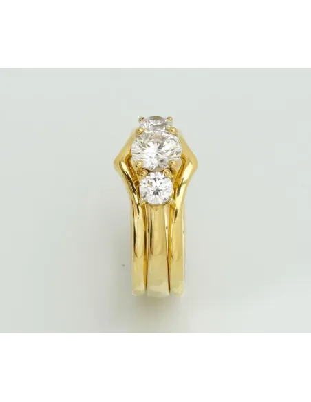 JAN JØRGENSEN | V-Aligned guld ring