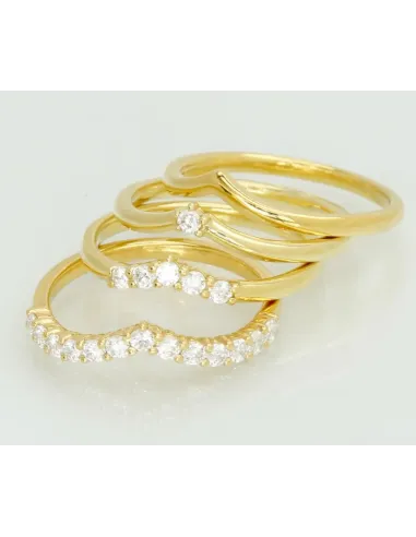 JAN JØRGENSEN | V-Aligned guld ring