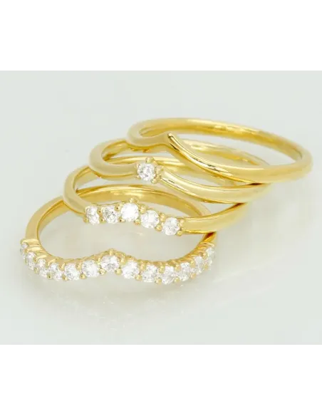 JAN JØRGENSEN | V-Aligned guld ring