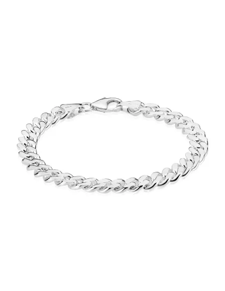 BNH | Armbånd Panser Facet 2,55 mm sølv