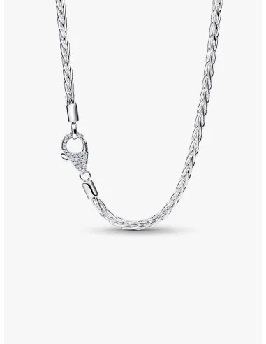 PANDORA | Rævehale Charmhalskæde med Pavélås