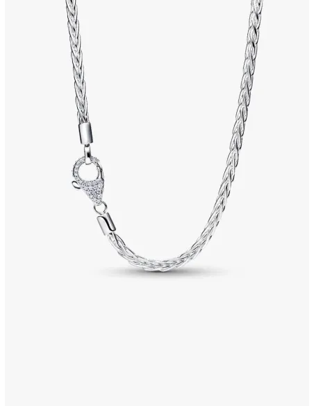 PANDORA | Rævehale Charmhalskæde med Pavélås