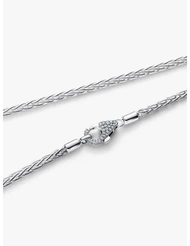 PANDORA | Rævehale Charmhalskæde med Pavélås