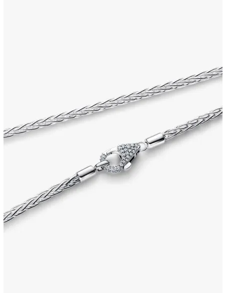 PANDORA | Rævehale Charmhalskæde med Pavélås