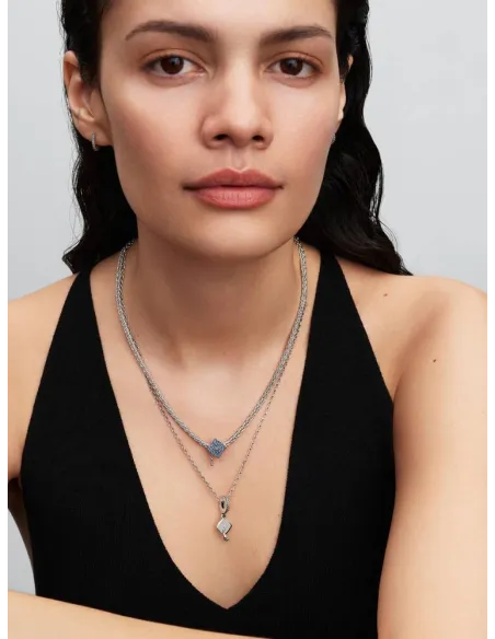 PANDORA | Rævehale Charmhalskæde med Pavélås