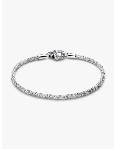 PANDORA | Rævehale Charmarmbånd med Pavélås