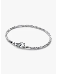 PANDORA | Rævehale Charmarmbånd med Pavélås