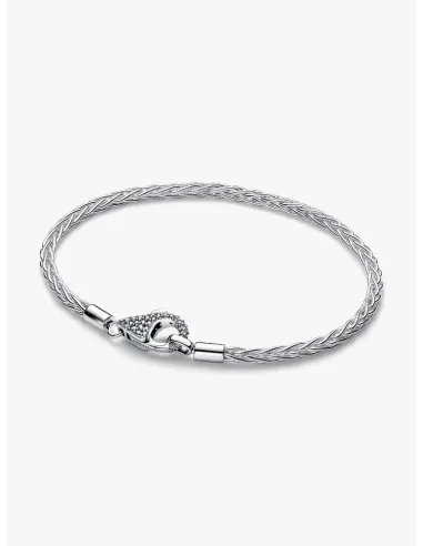 PANDORA | Rævehale Charmarmbånd med Pavélås