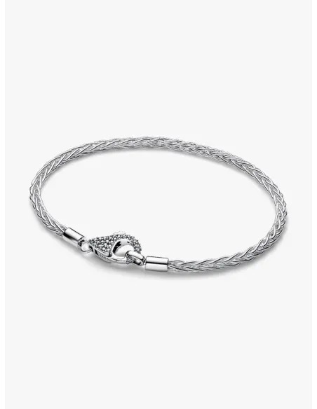 PANDORA | Rævehale Charmarmbånd med Pavélås