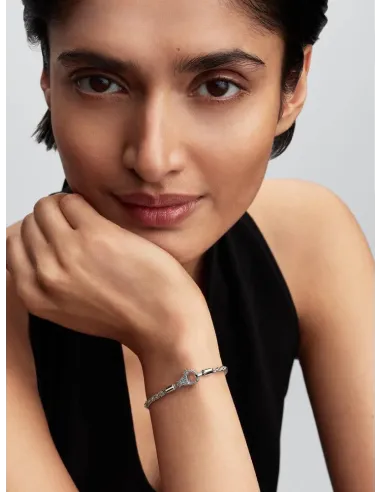 PANDORA | Rævehale Charmarmbånd med Pavélås