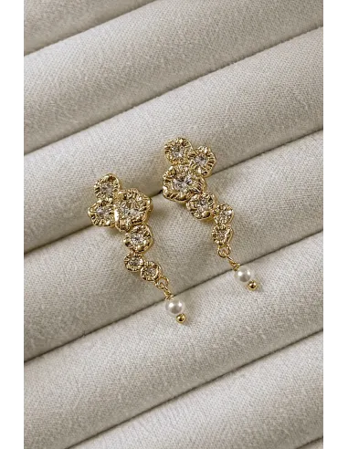 Nava Copenhagen | Solenne Earrings - Forgyldt