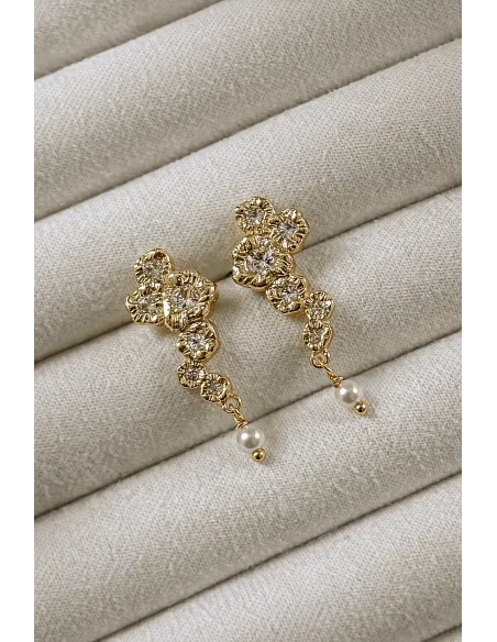 Nava Copenhagen | Solenne Earrings - Forgyldt