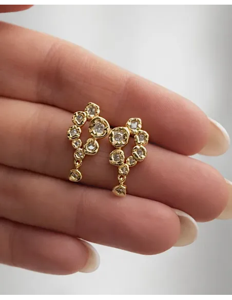 Nava Copenhagen | Calima Earrings - Forgyldt