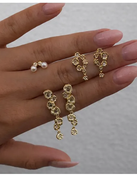 Nava Copenhagen | Calima Earrings - Forgyldt