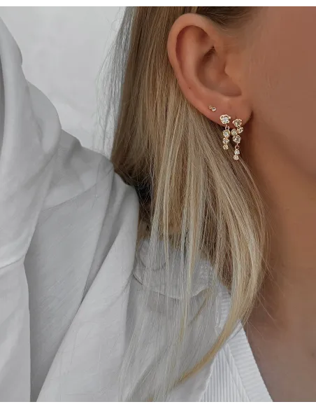 Nava Copenhagen | Avira Earrings - Forgyldt